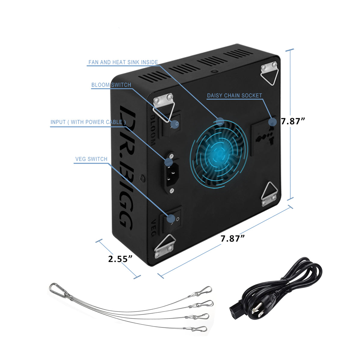 110W CREE COB LED Grow Light with Samsung LM301B Enhancers