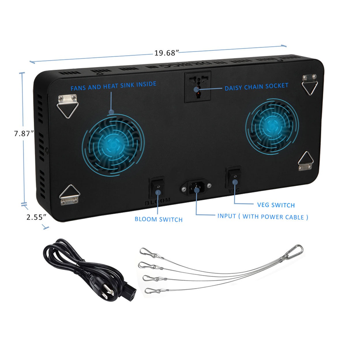 220W CREE COB LED Grow Light with Samsung LM301B Enhancers