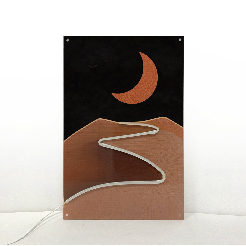 Journey Acrylic Frame DIY Neon Light Wall Home Decor Sign LED Art Painting