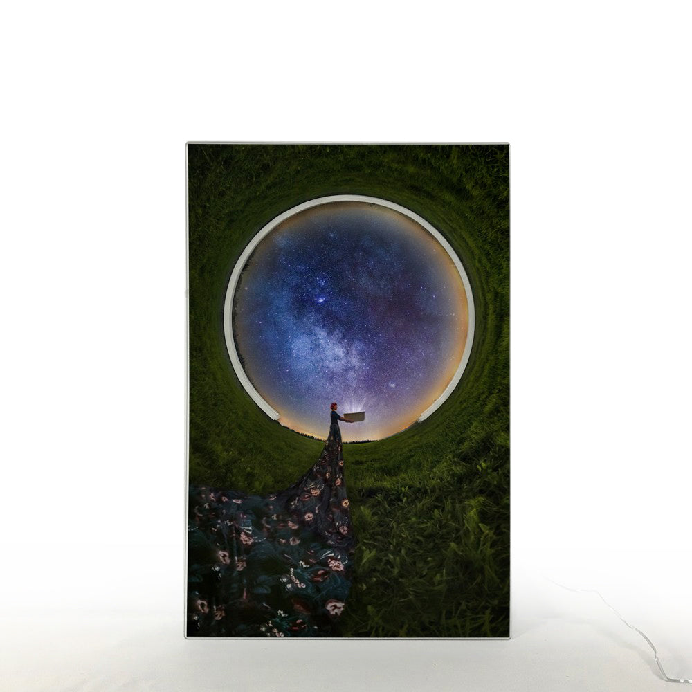Earth Neon Lighting DIY Acrylic Frame DIY Wall Home Decor Sign LED Art Painting